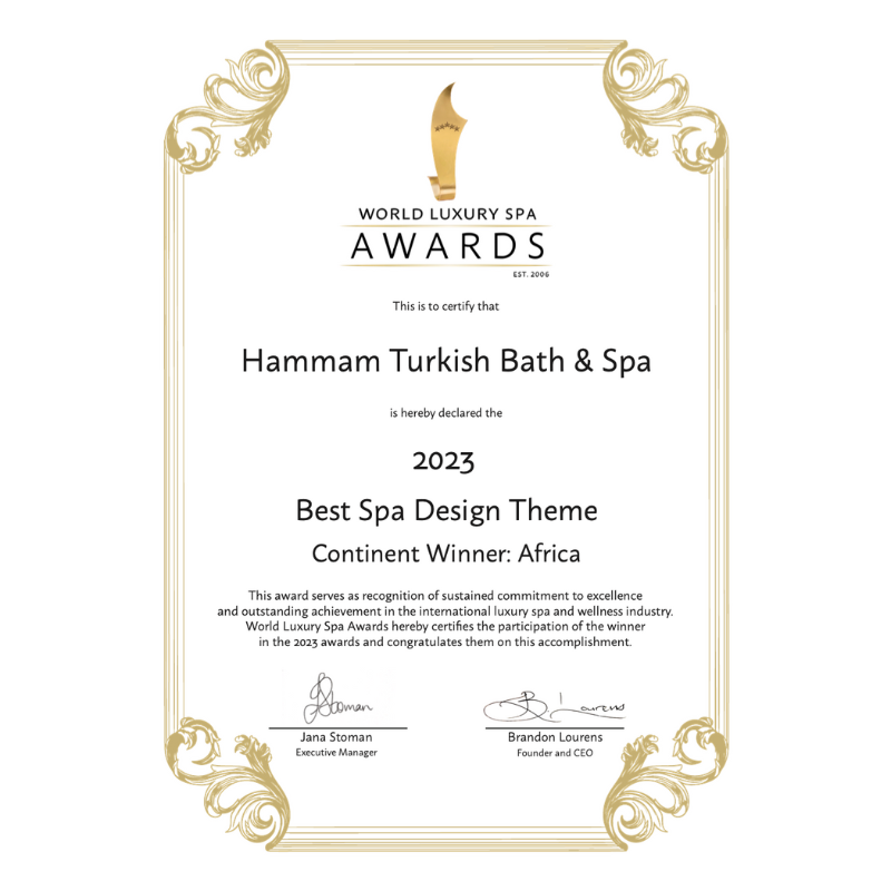 #1 Hammam Turkish Bath & Spa Pretoria South Africa